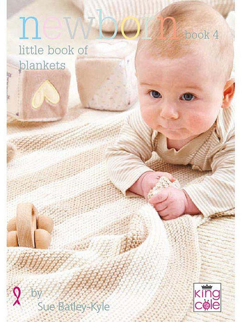 King Cole newborn baby blanket patterns book, Book 4, UK version