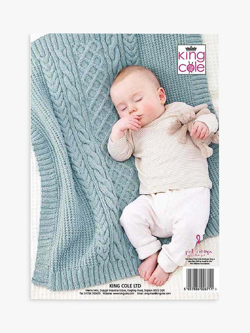 King Cole newborn baby blanket patterns book, Book 4, UK version