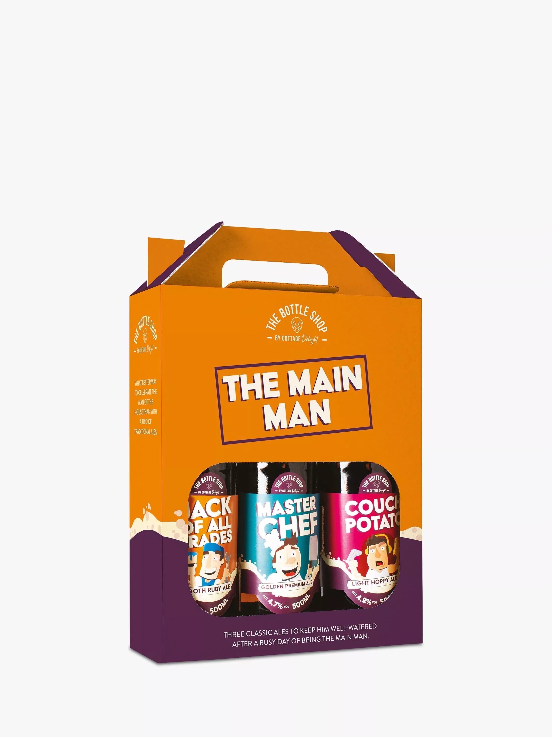 Cottage Delight Main Man Beers, 3x 500ml - McGrocer
