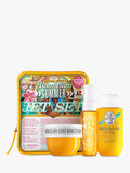 Sol de Janeiro bodycare gift set with travel-size cream, gel, and mist (British brand)