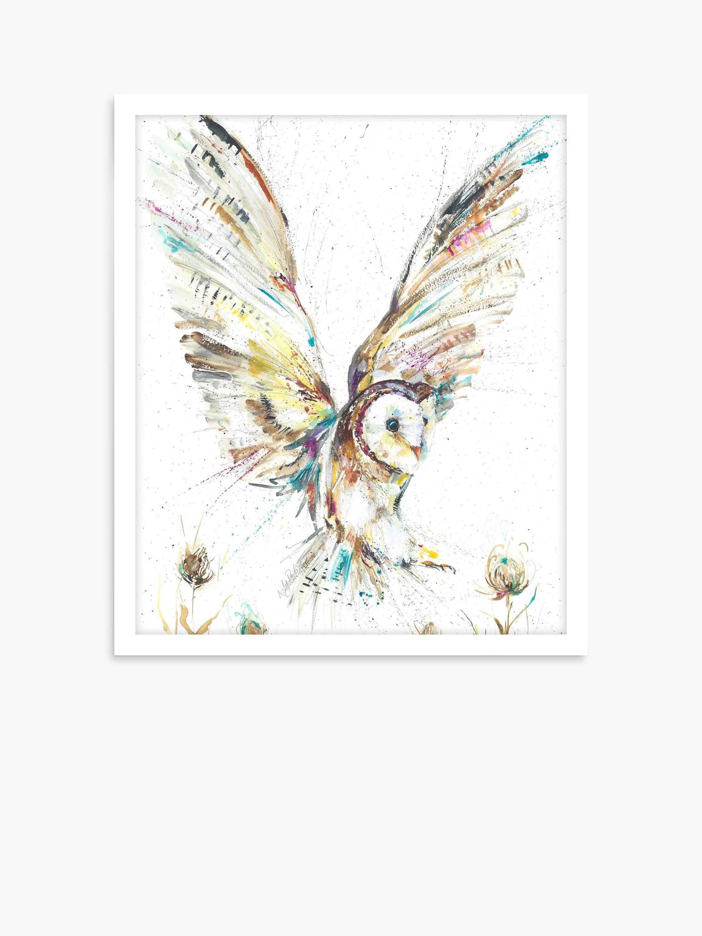 Nicola Jane Rowles Barn Owl print, 63.5x53.5cm - British product