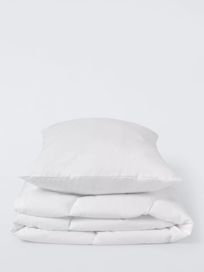 John Lewis children's soft touch washable duvet and pillow set, 4 tog, cot size, UK version