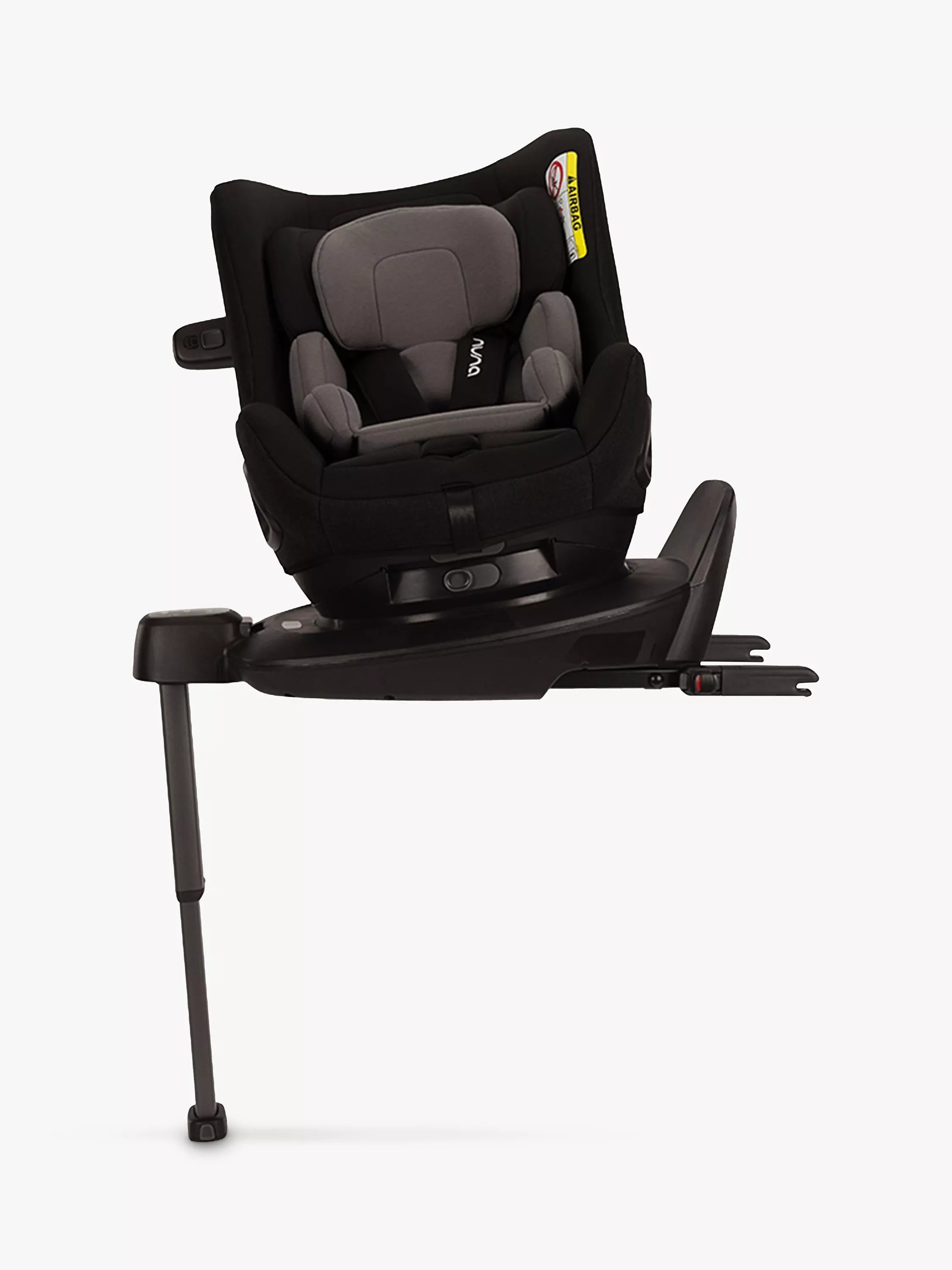 Nuna PRUU i-Size convertible baby car seat in Caviar, imported from the UK
