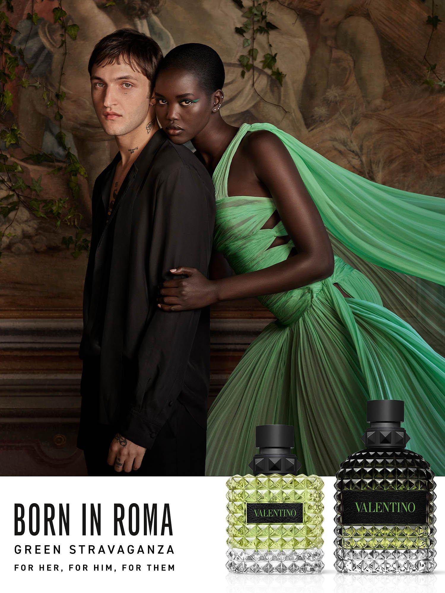 Valentino men's body spray with bergamot and coffee fragrance (British brand)