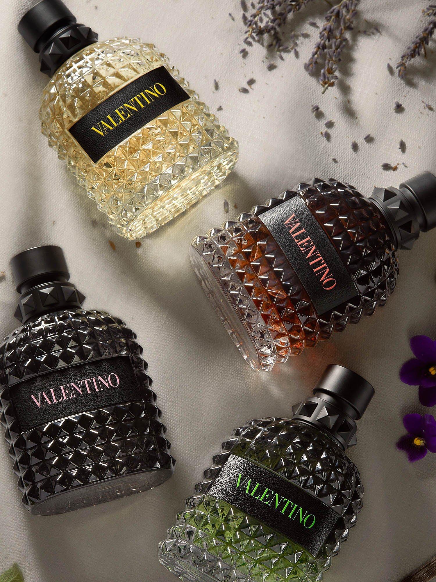 Valentino men's body spray with bergamot and coffee fragrance (British brand)