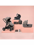 BabaBing! Raffi Complete Pushchair and Carrycot, Hera Car Seat and Base with Accessories Premium 11 Piece Bundle - McGrocer
