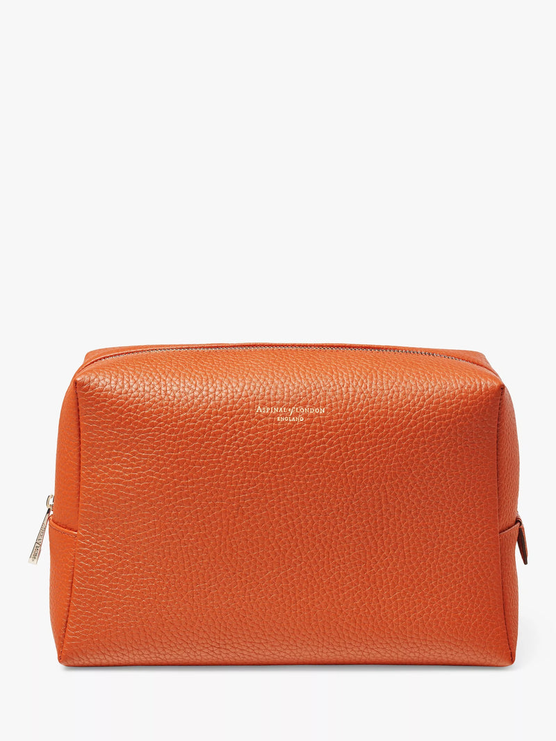 Aspinal of London Large Pebble Leather Toiletry Bag
