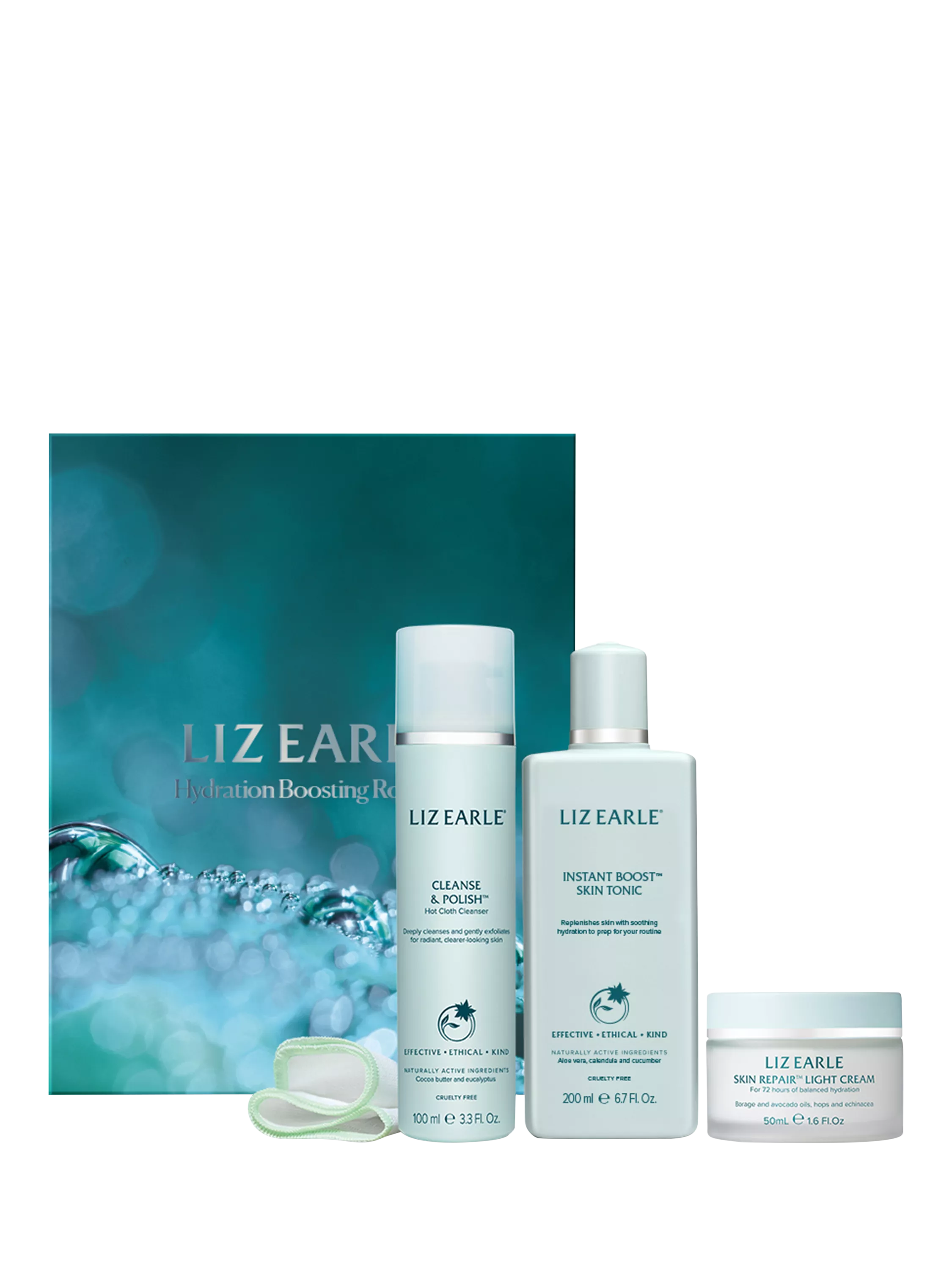 Liz Earle Hydration Boosting Routine Skincare Gift Set, UK version