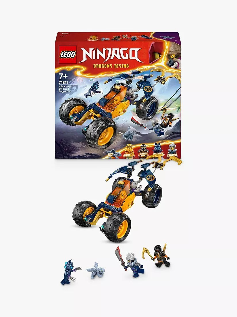 LEGO Ninjago Arin's Ninja Off-Road Buggy Car 267 Pieces, UK version