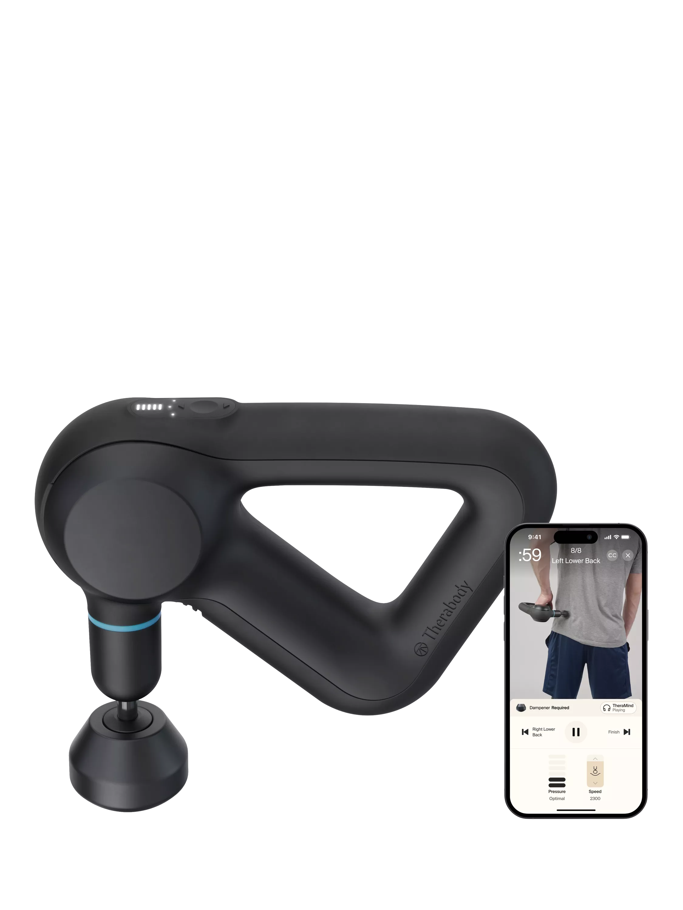 Therabody Theragun Prime 5th Generation Quiet Deep Tissue Massage Gun (British brand)