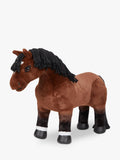 Mini Toy Pony with Soft Coat and Convertible Stable Box, Ages 3+
