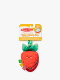 Melissa & Doug peek-a-boo strawberry take-along baby toy, imported from the UK