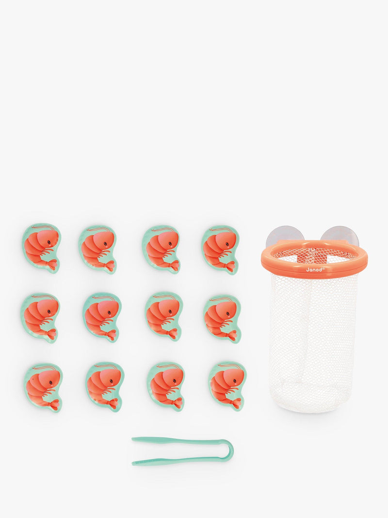 Janod Shrimp Catcher Bath Toy, UK version