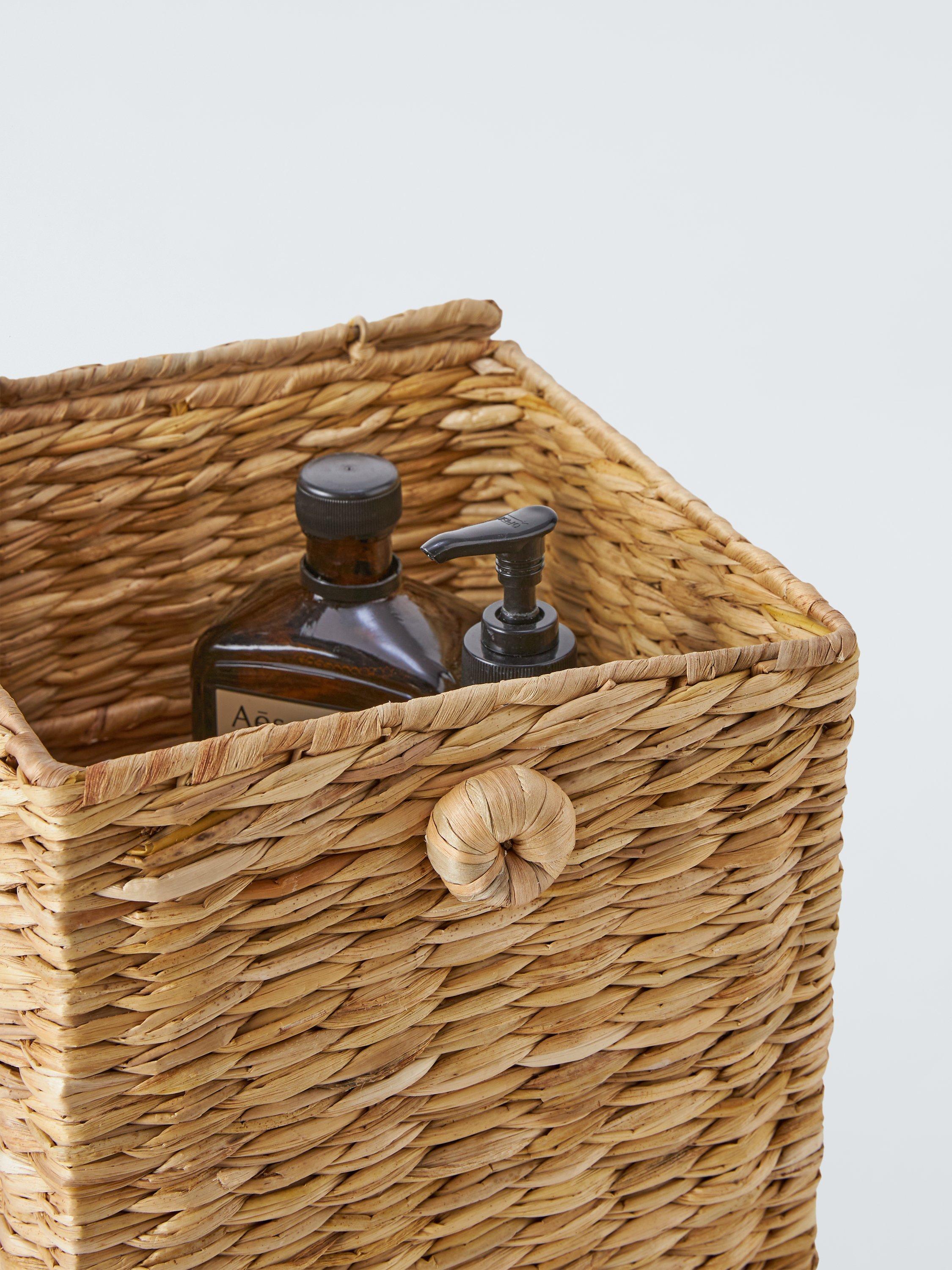 John Lewis bulrush lidded storage basket small, UK version