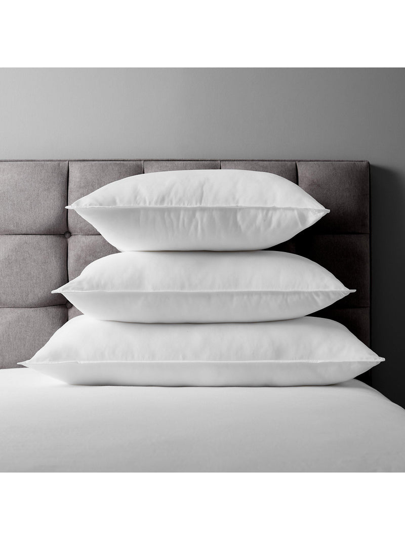 John Lewis synthetic soft touch washable king pillow medium, UK version