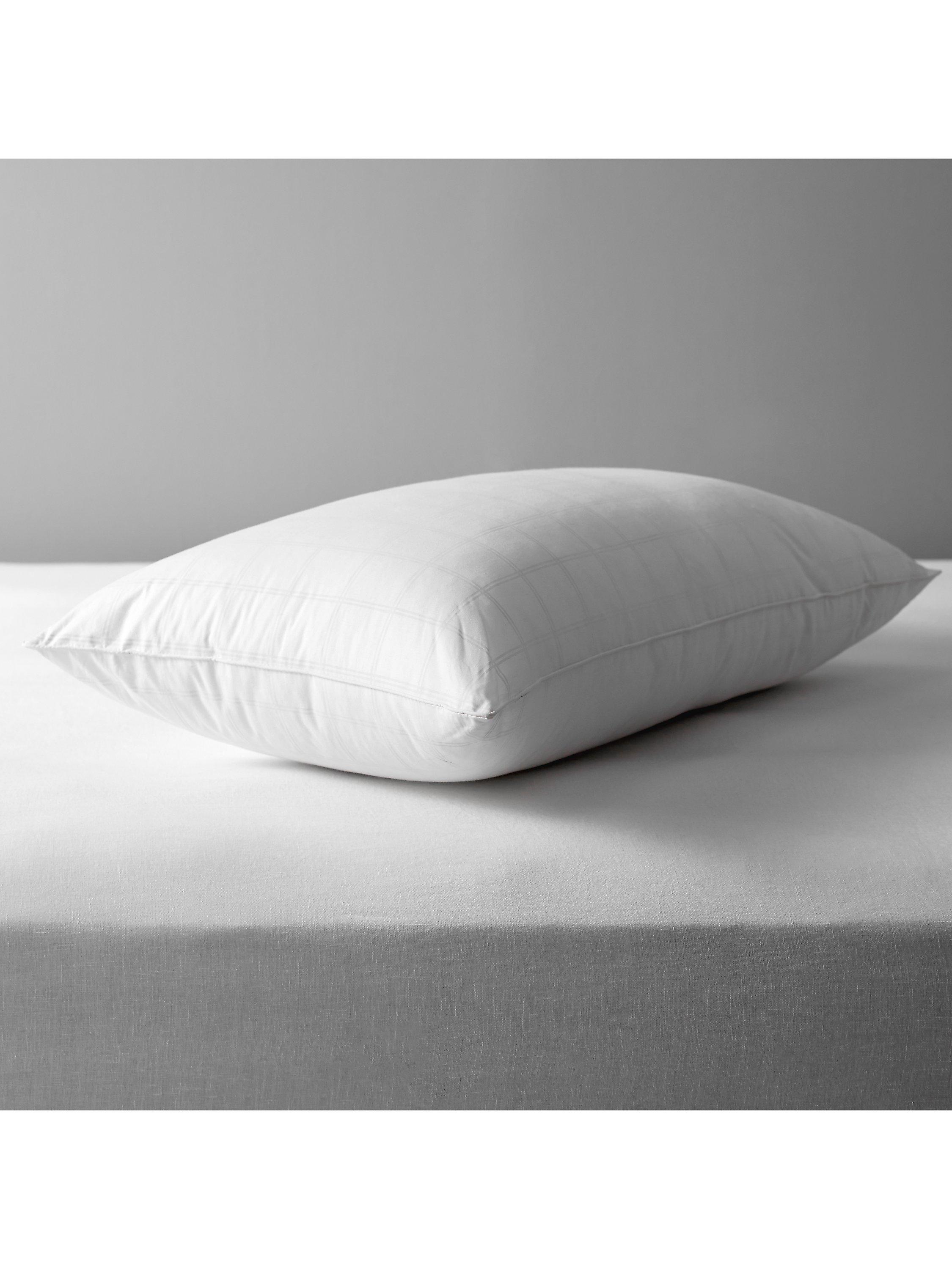 John Lewis synthetic clusterfibre standard pillow medium, UK version
