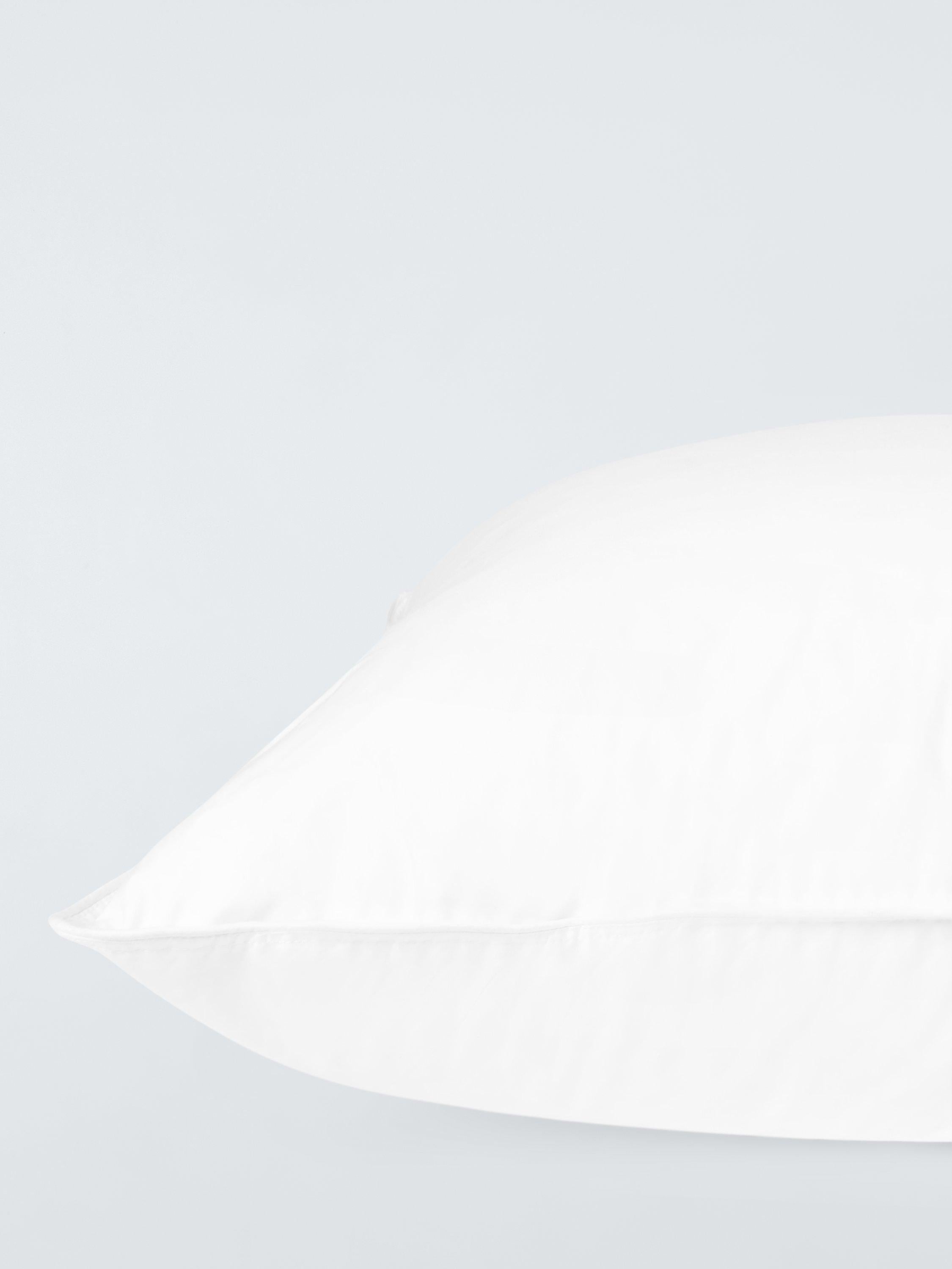 John Lewis British goose down standard pillow in soft firmness, UK version