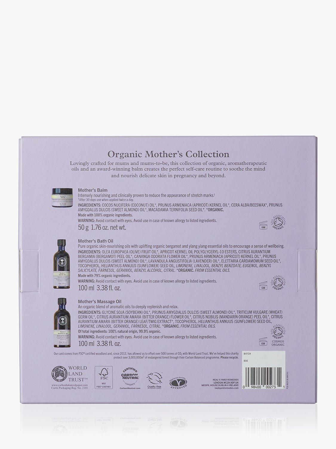 Neal's Yard Remedies Mother's Organic Collection, imported from the UK