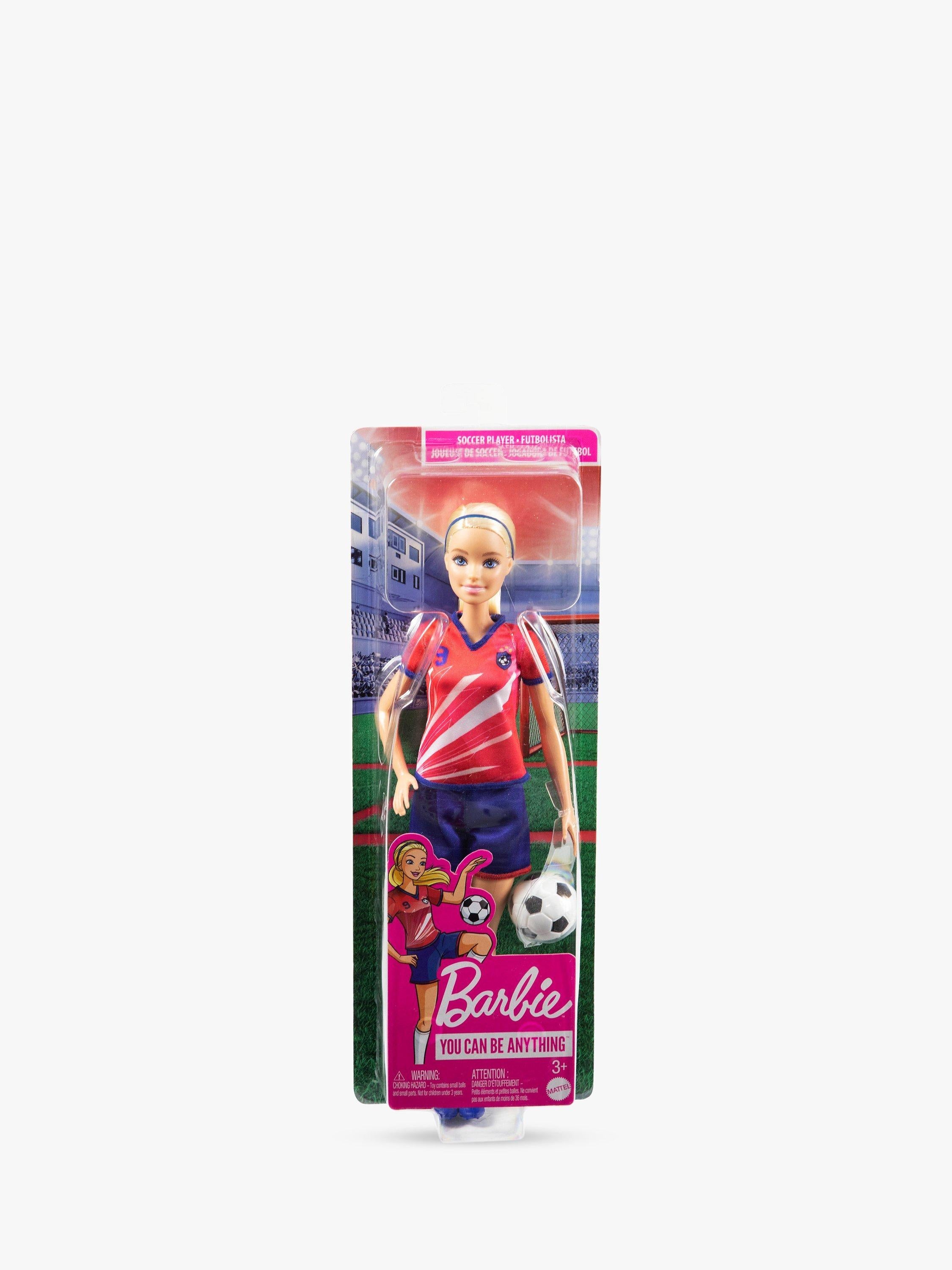 Barbie footballer doll - British product