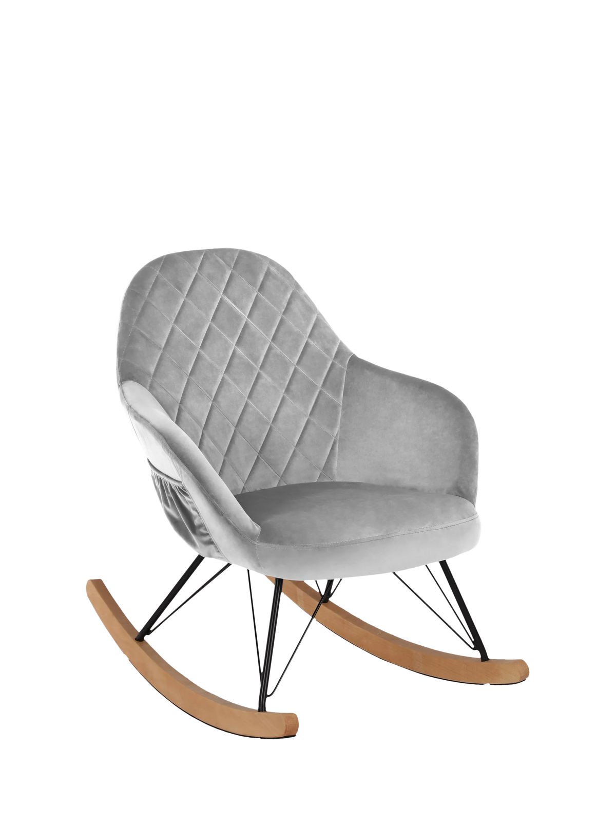 Little Seeds Monarch Hill Dahlia Upholstered Nursery Rocker - McGrocer