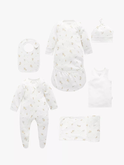 Newborn Hospital Pack in White with 100% Organic Cotton Baby Essentials