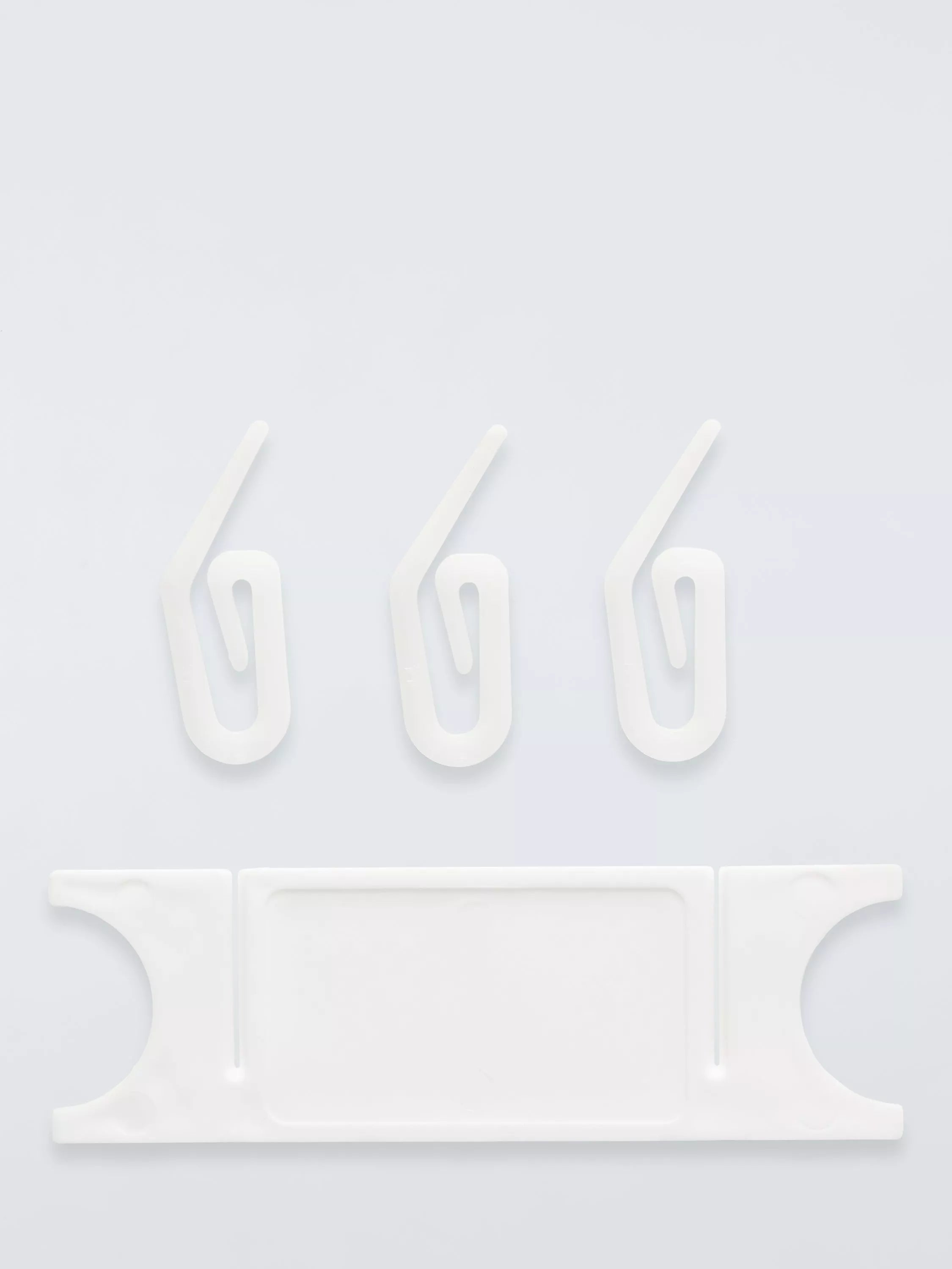 John Lewis pack of 50 curtain hooks and 2 cord tidies, UK version