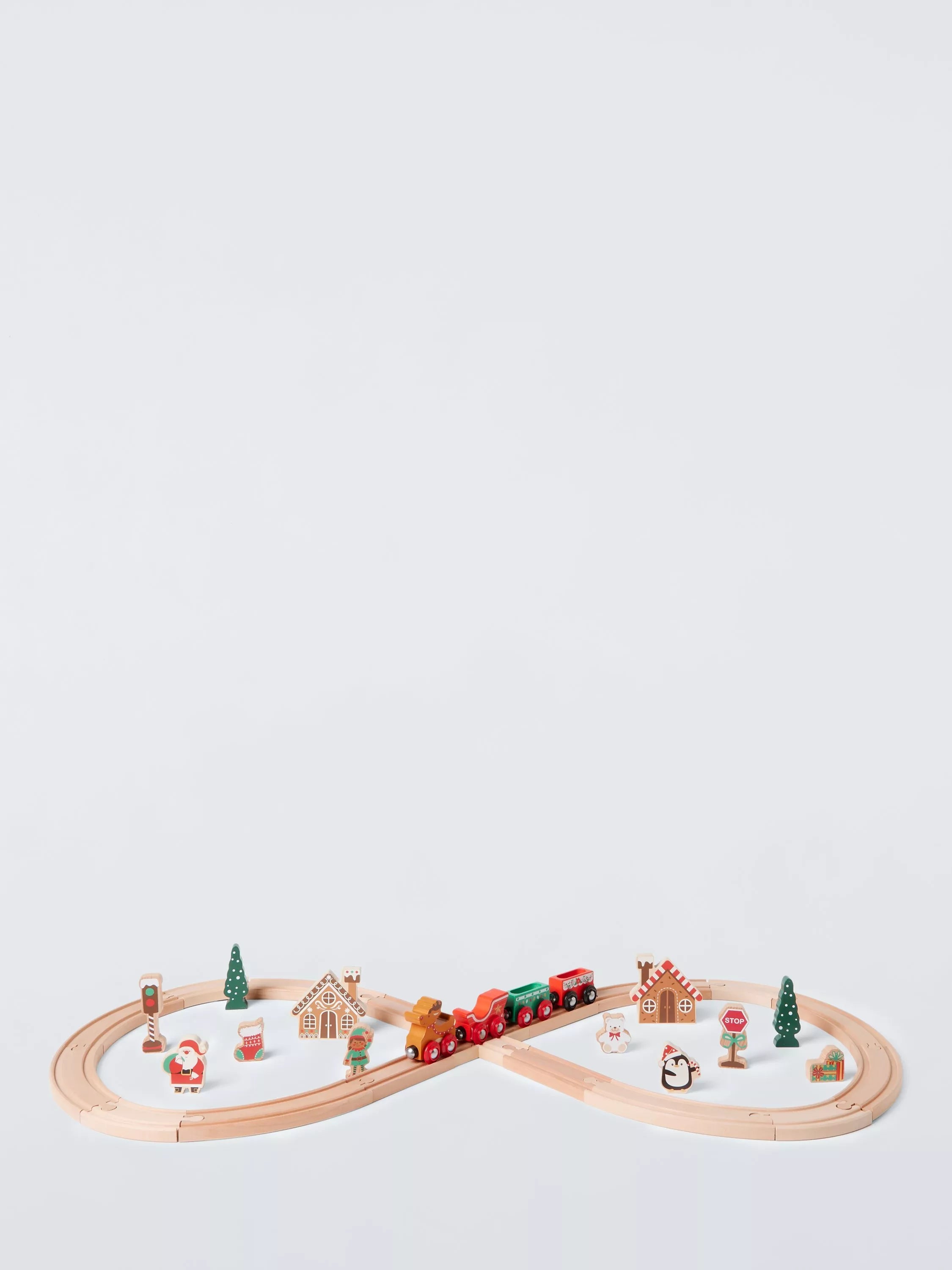 John Lewis Christmas wooden train set, UK version