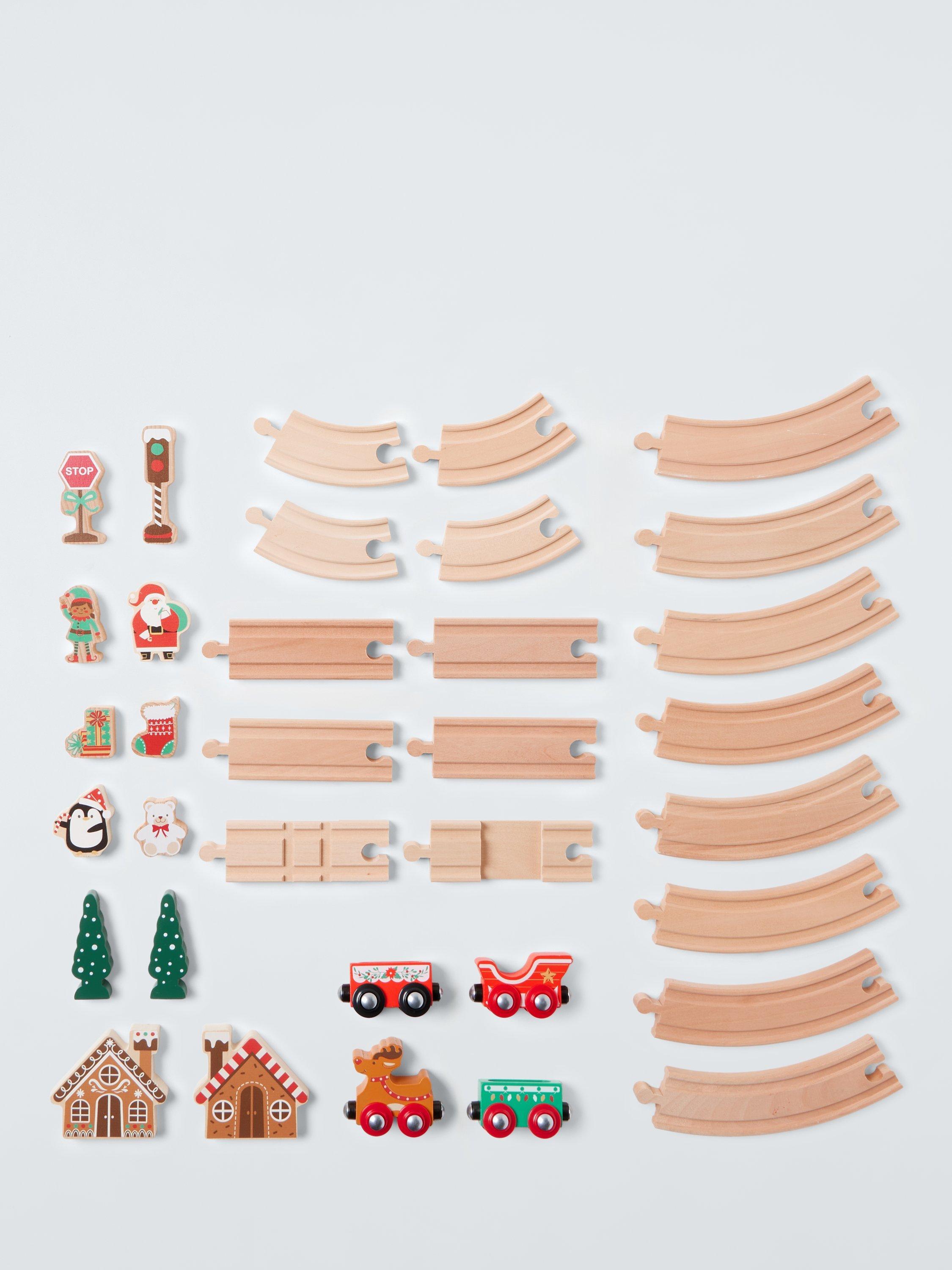 John Lewis Christmas wooden train set, UK version