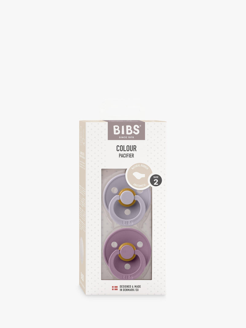 BIBS baby soothers Grey/Mauve Size 2 - British product