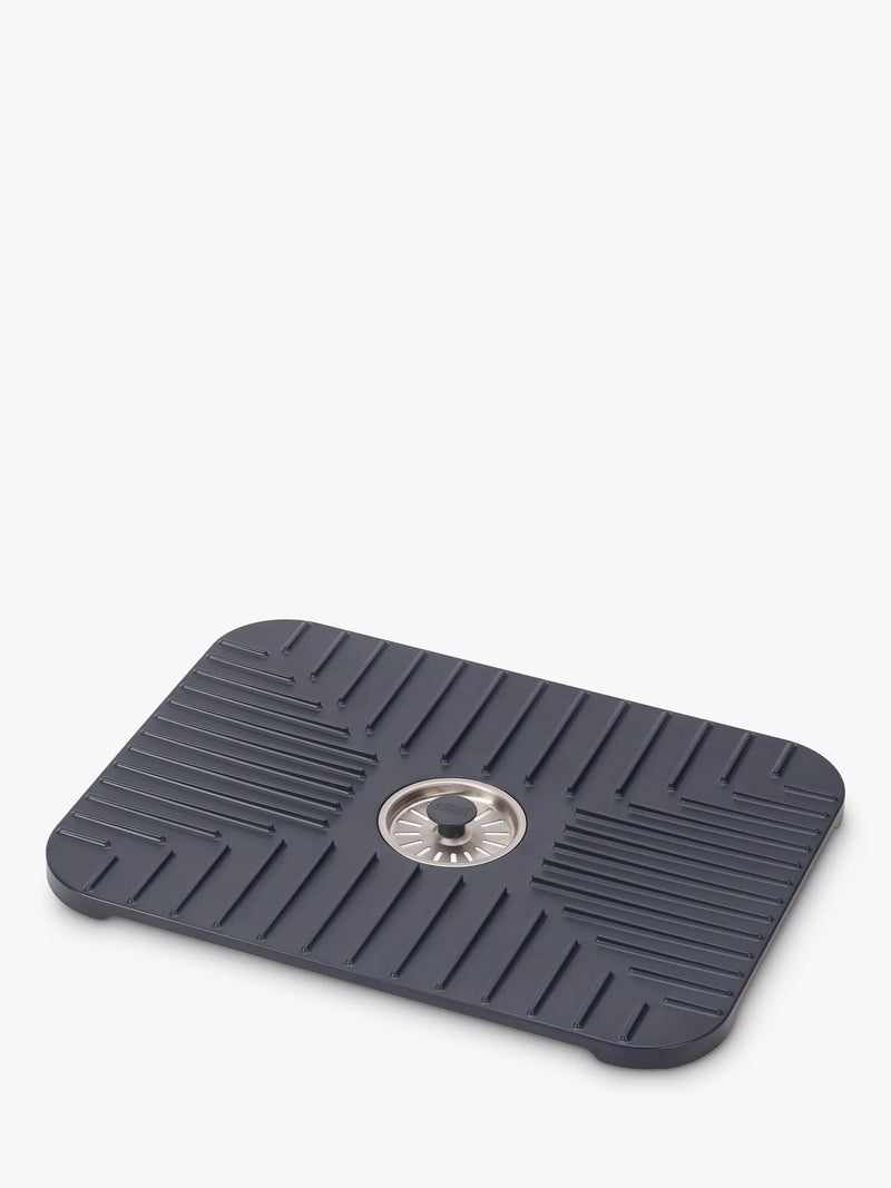 Joseph Joseph grey large sink saver with removable plug, UK version