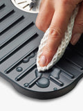 Joseph Joseph grey sink protector with removable plug, UK version