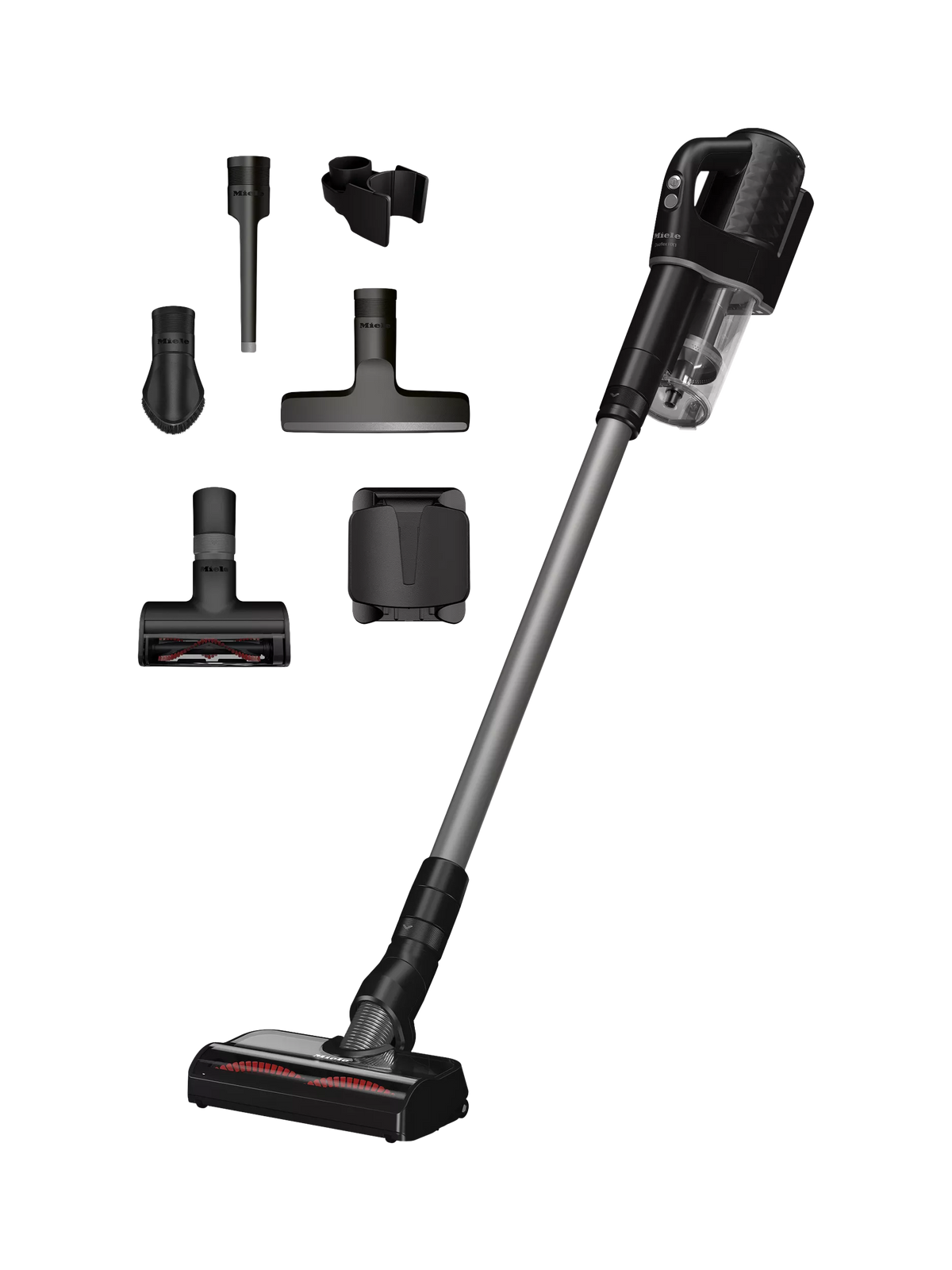 Miele Duoflex HX1 Cat & Dog cordless vacuum cleaner in Obsidian Black, imported from the UK
