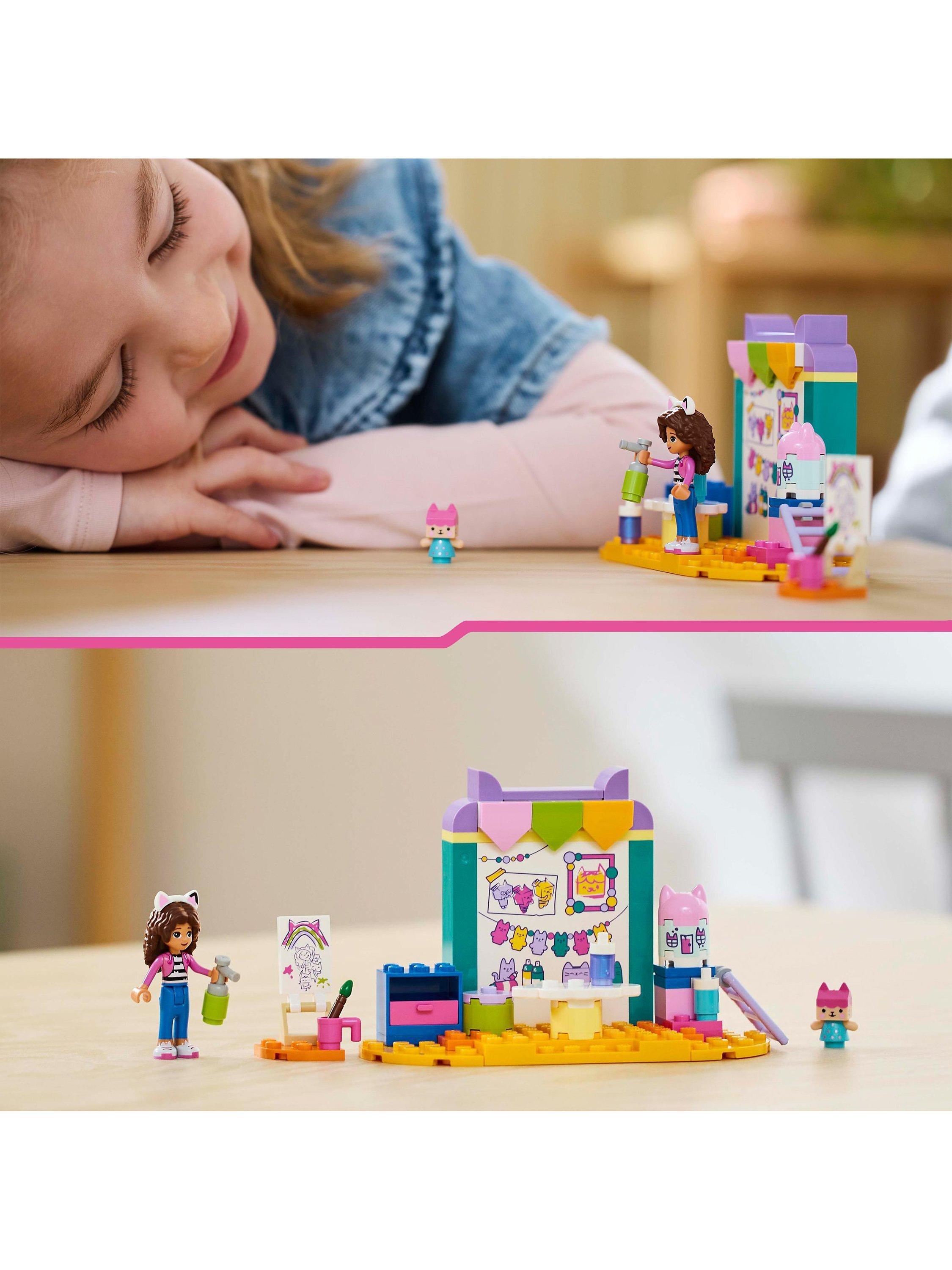 LEGO Gabby's Dollhouse Crafting Set with Baby Box, imported from the UK