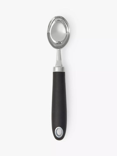 Stainless Steel Ice Cream Scoop with Soft Grip Handle