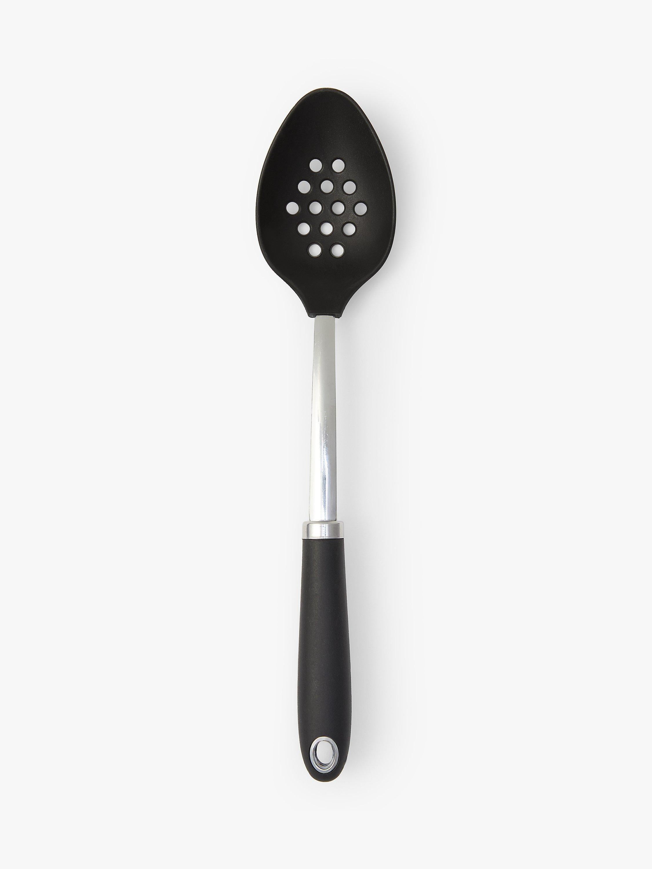 John Lewis slotted spoon Silver/Black, UK version