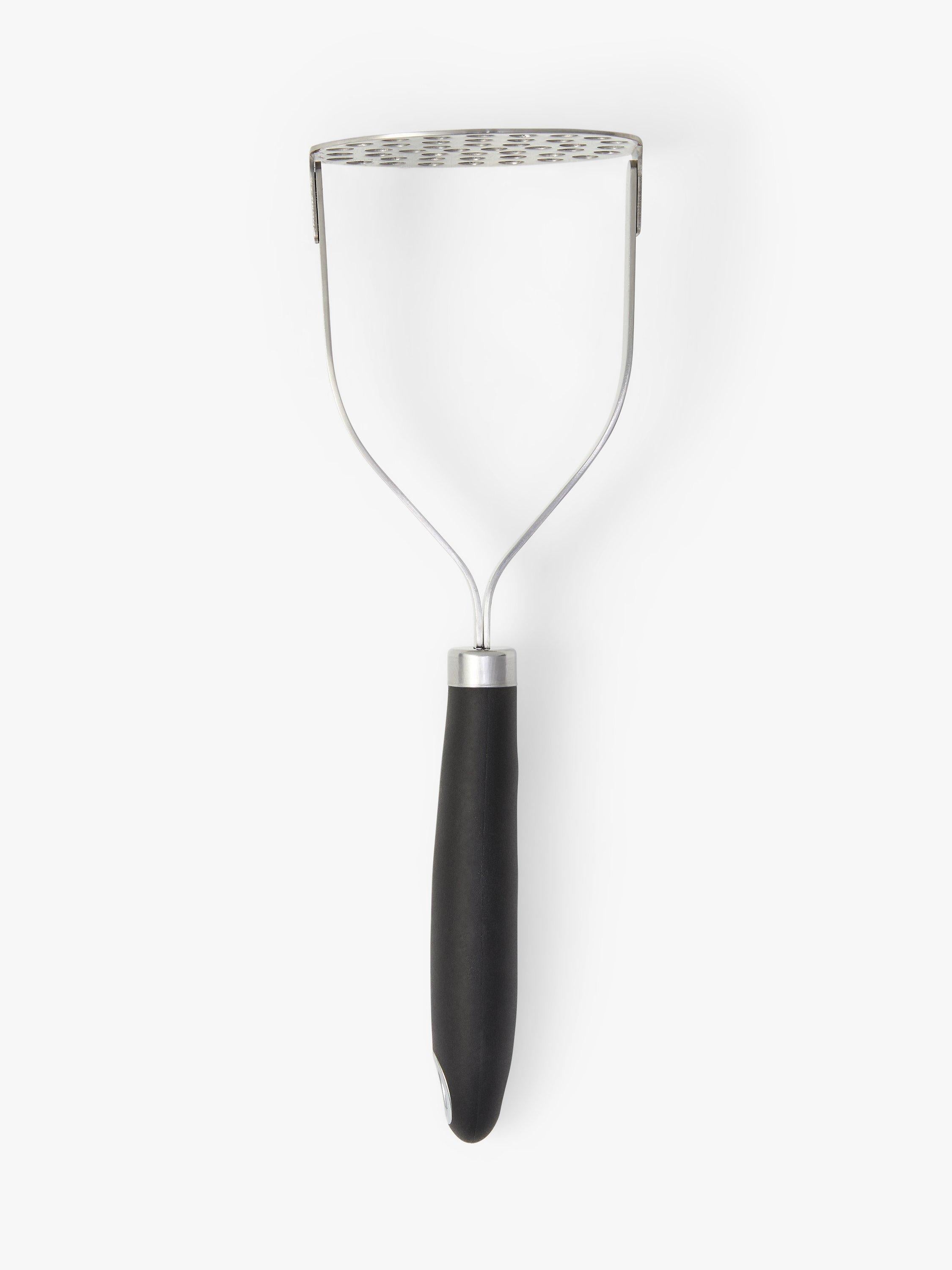 John Lewis potato masher Silver/Black, UK version