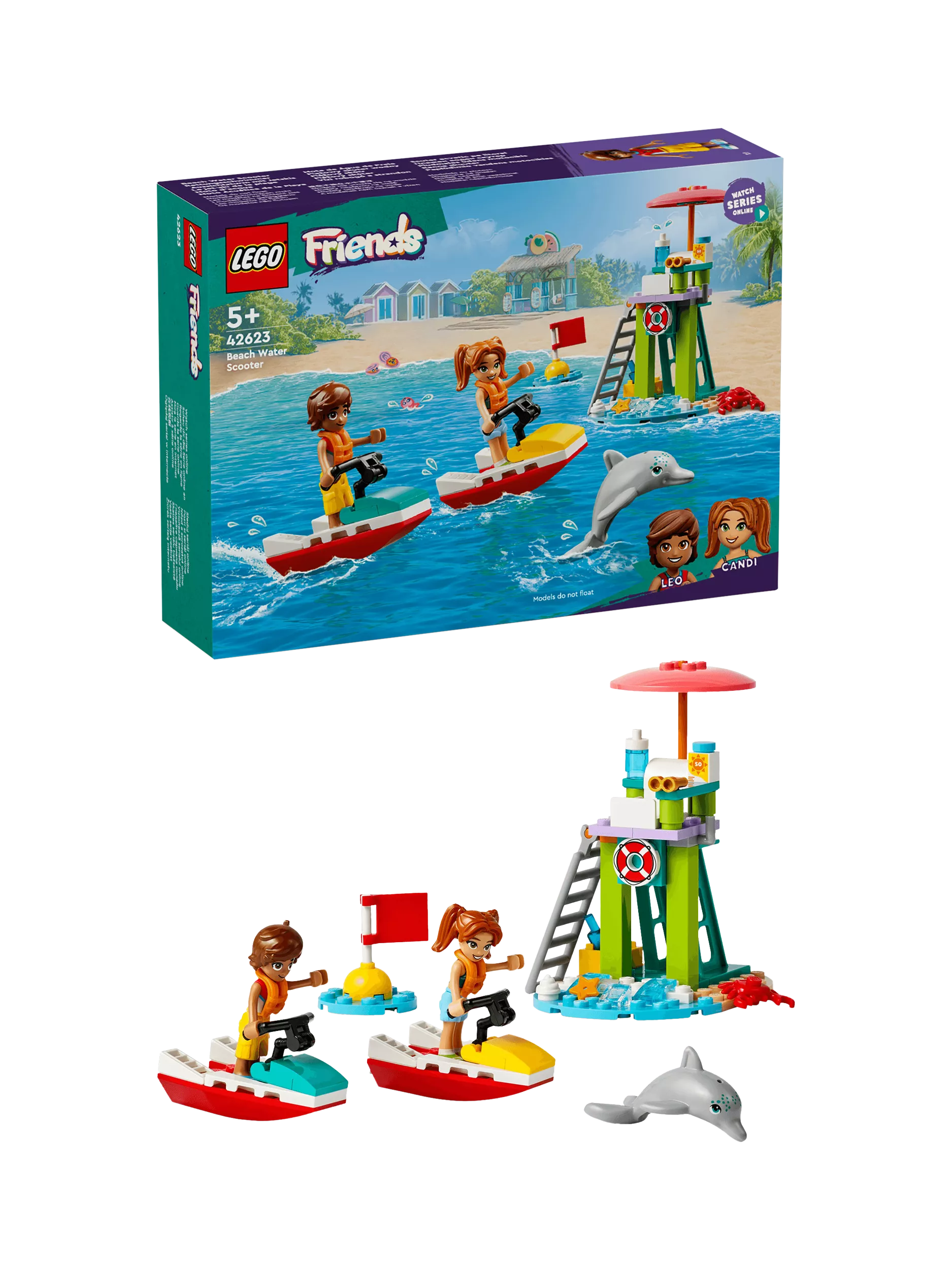 LEGO Friends Beach Water Scooter building set (British brand)
