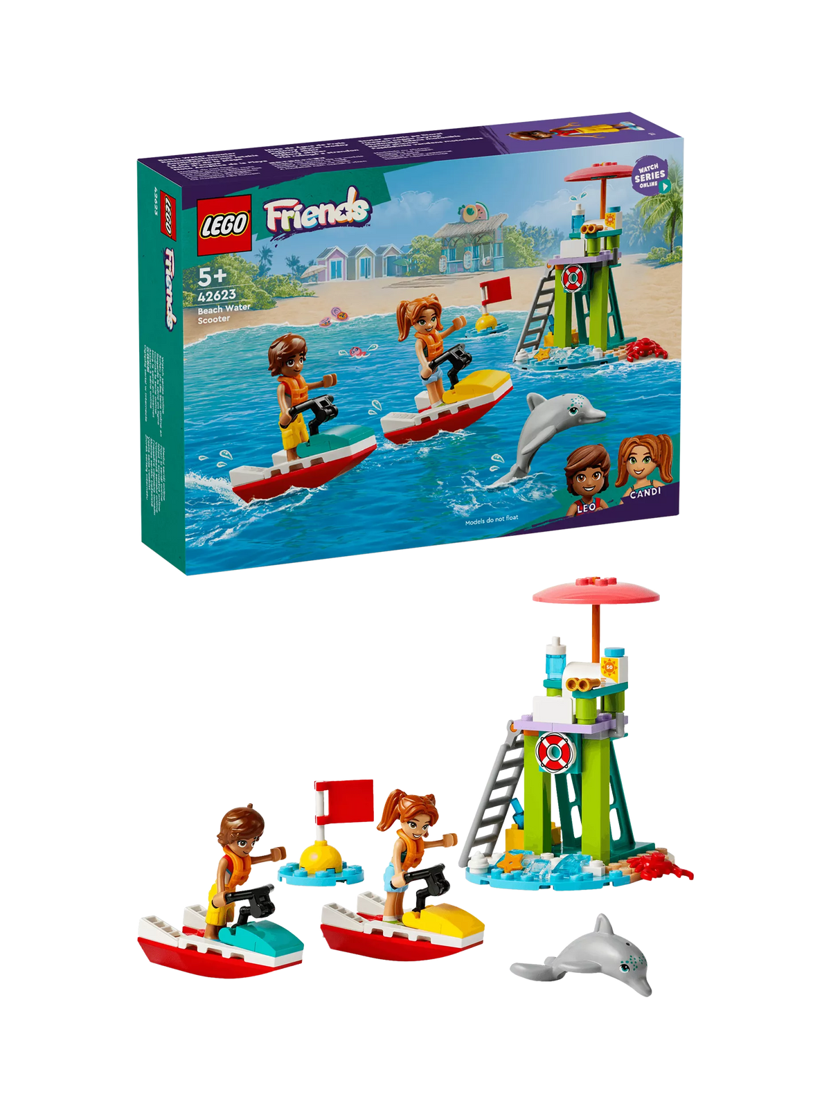 LEGO Friends Beach Water Scooter building set (British brand)