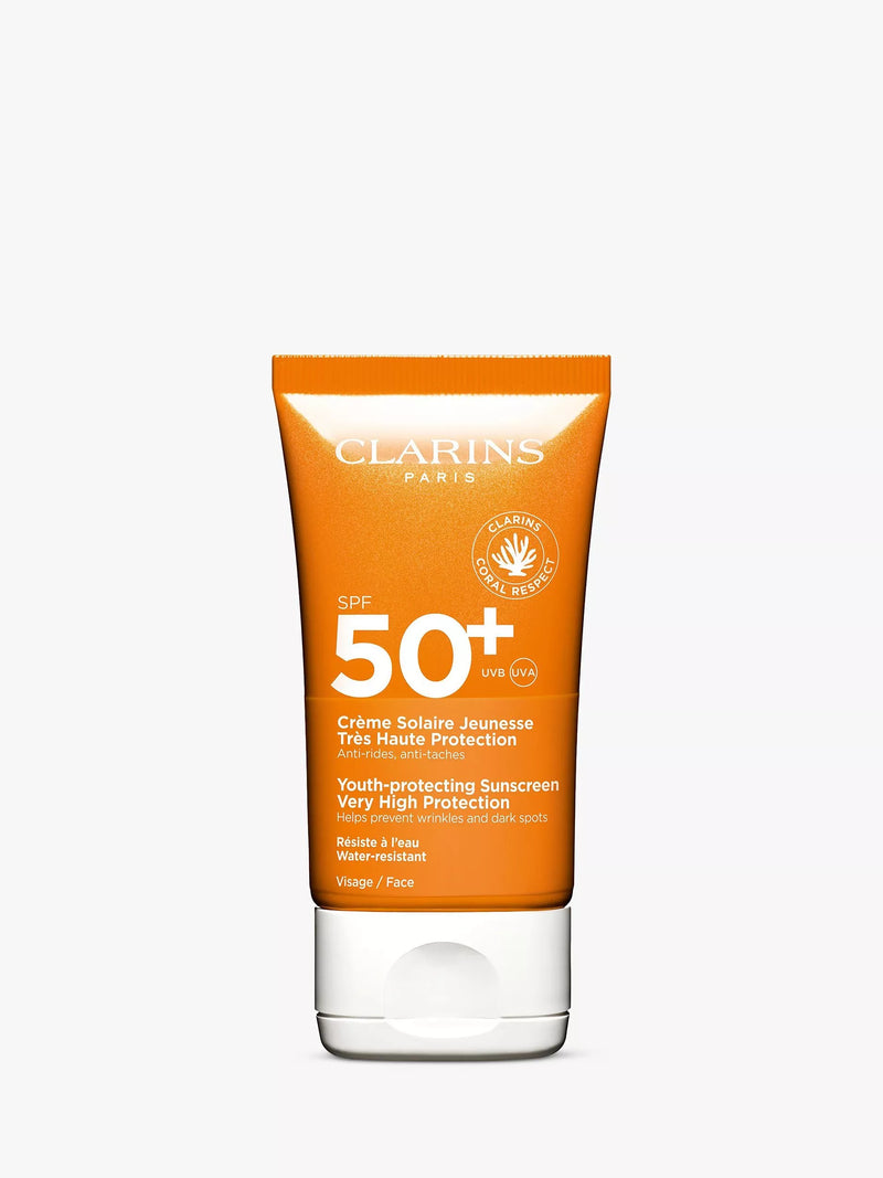Clarins youth-protecting sunscreen SPF 50+ 50ml - British product