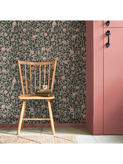 Papier peint William Morris At Home oiseau et grenade