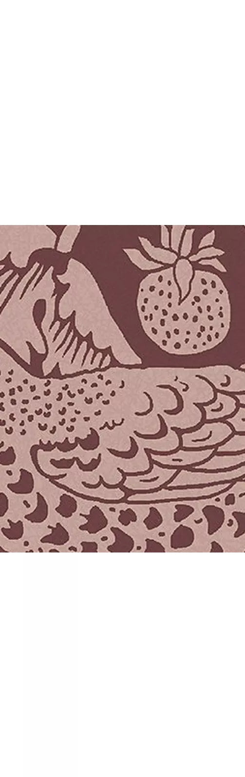 William Morris At Home Strawberry Thief Fibrous Wallpaper