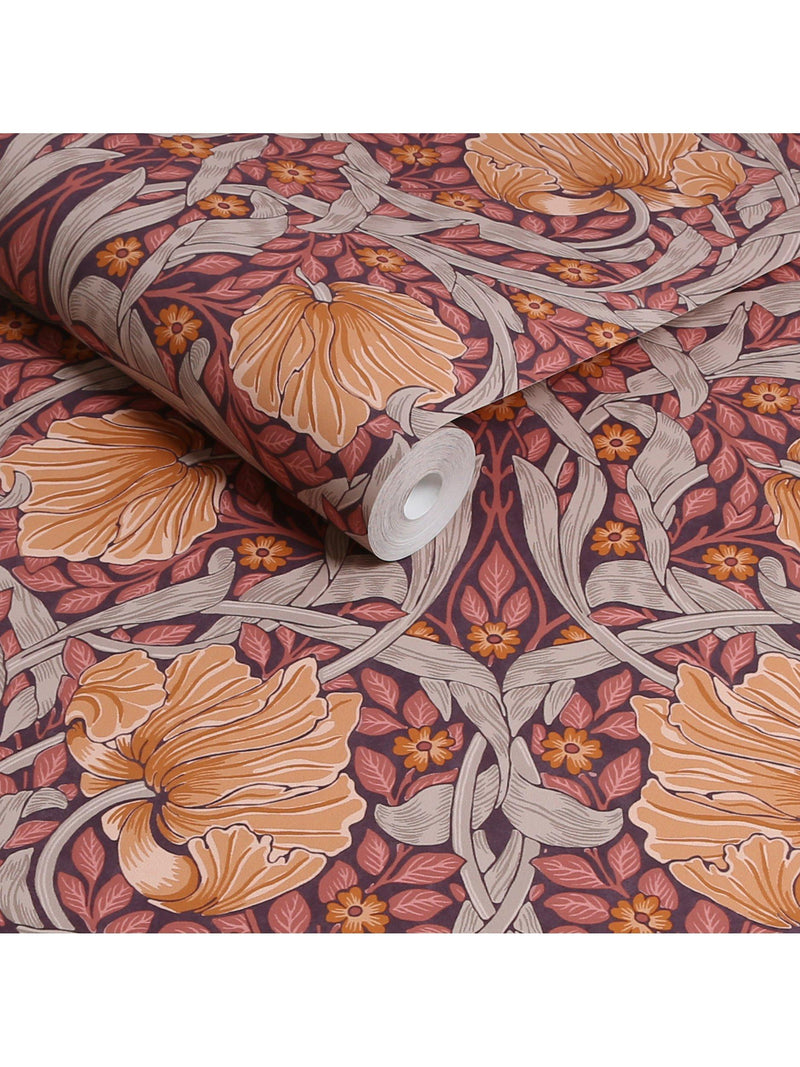 William Morris At Home Pimpernel wallpaper (British brand)