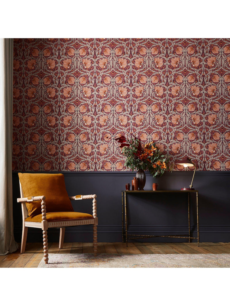 William Morris At Home Pimpernel wallpaper (British brand)
