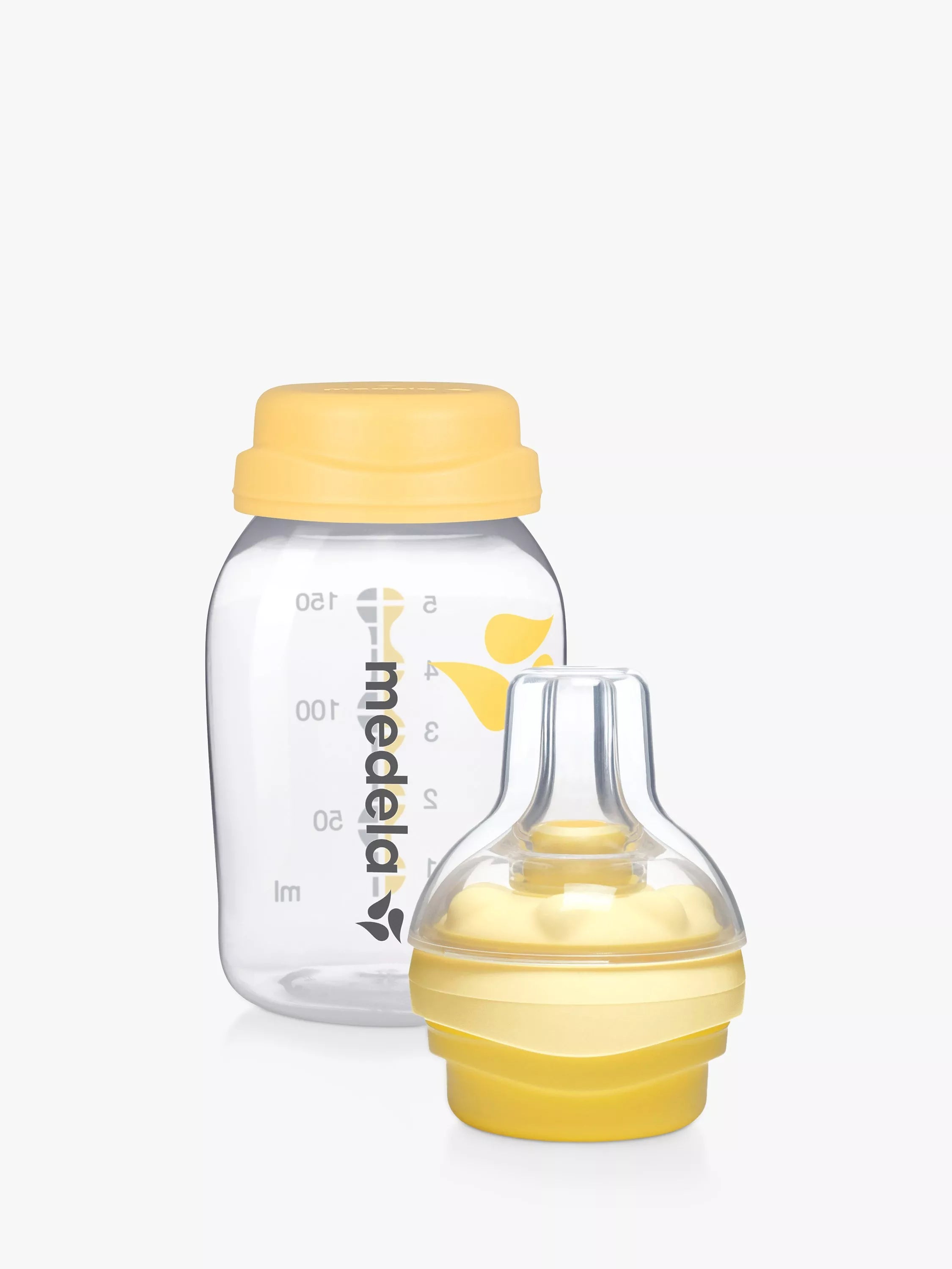 Medela Calma Baby Bottle with Teat and Lid, 150ml - McGrocer