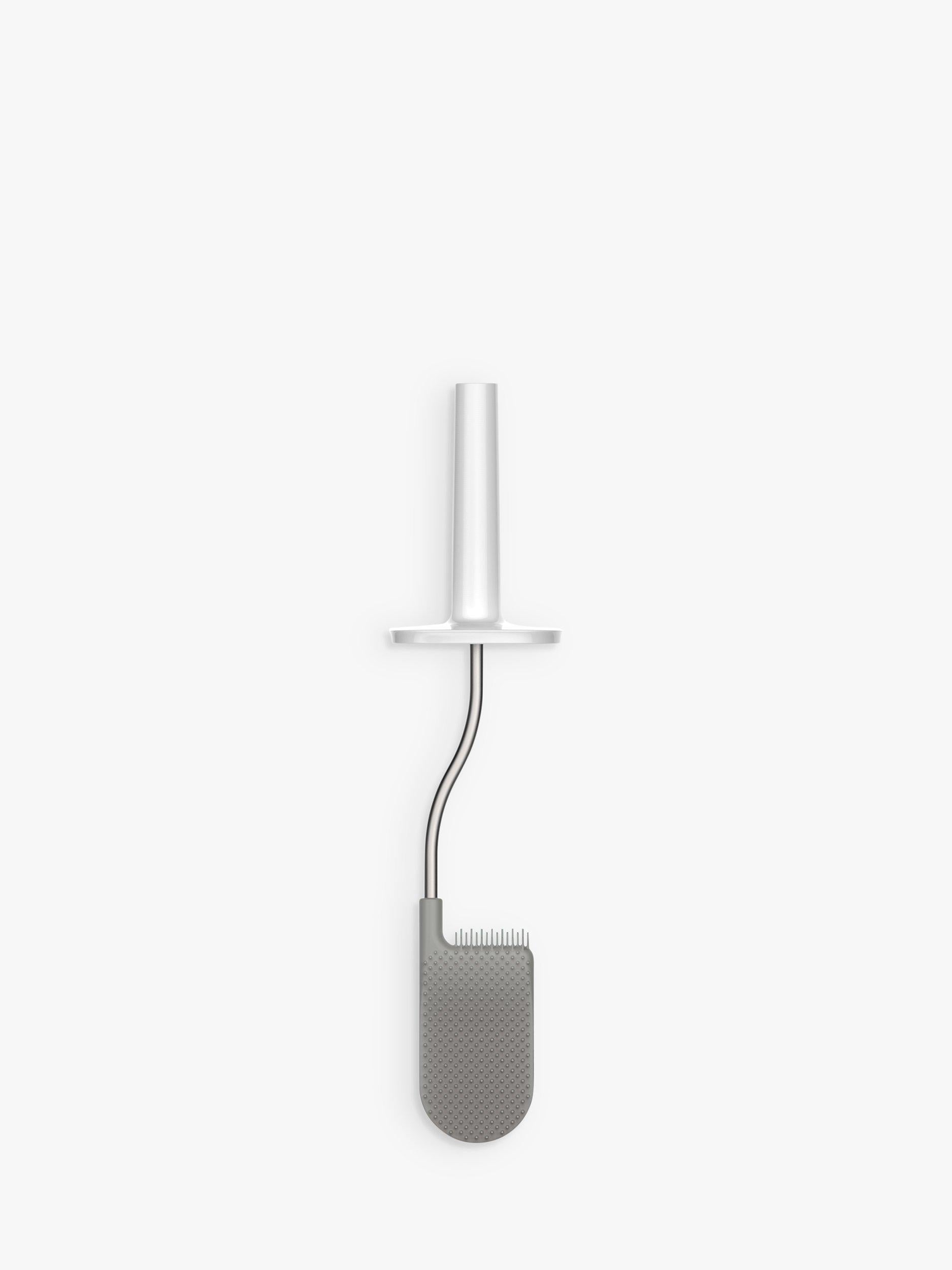 Joseph Joseph flexible toilet brush with storage caddy in grey, UK version