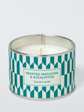 Frosted Mistletoe Eucalyptus Scented Tin Candle 147g