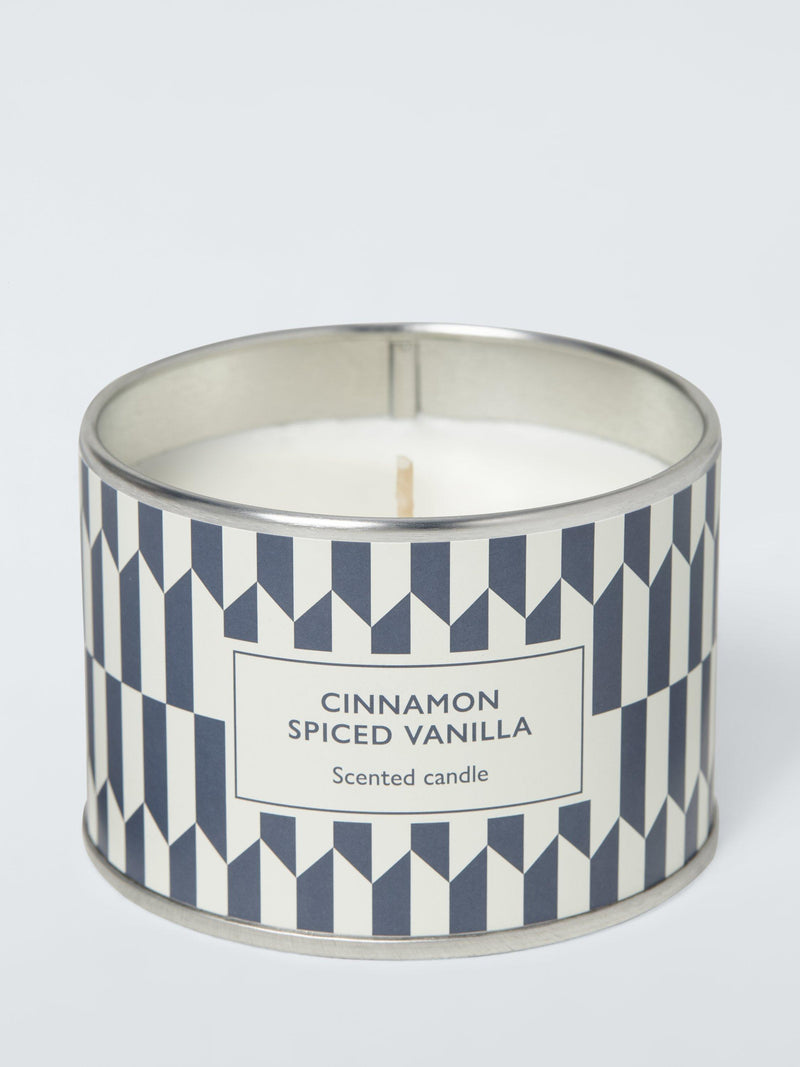 Cinnamon Vanilla Scented Tin Candle 147g