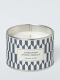 Cinnamon Vanilla Scented Tin Candle 147g