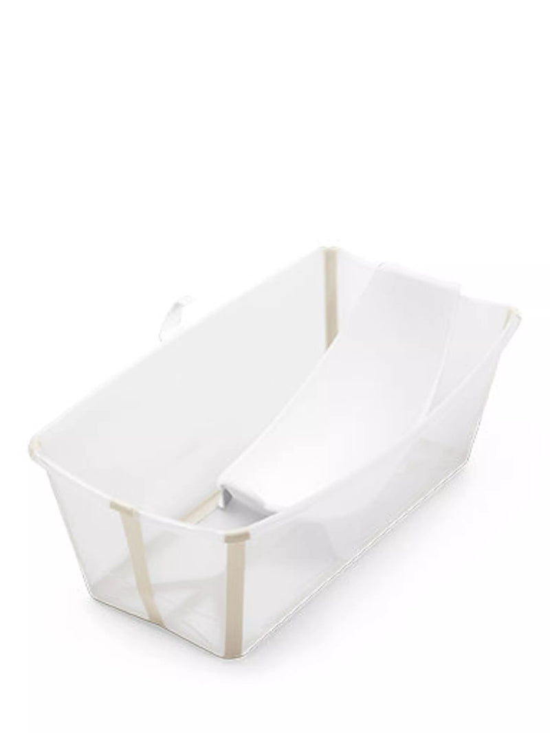 Stokke Flexi Bath baby bath with newborn support bundle (British brand)