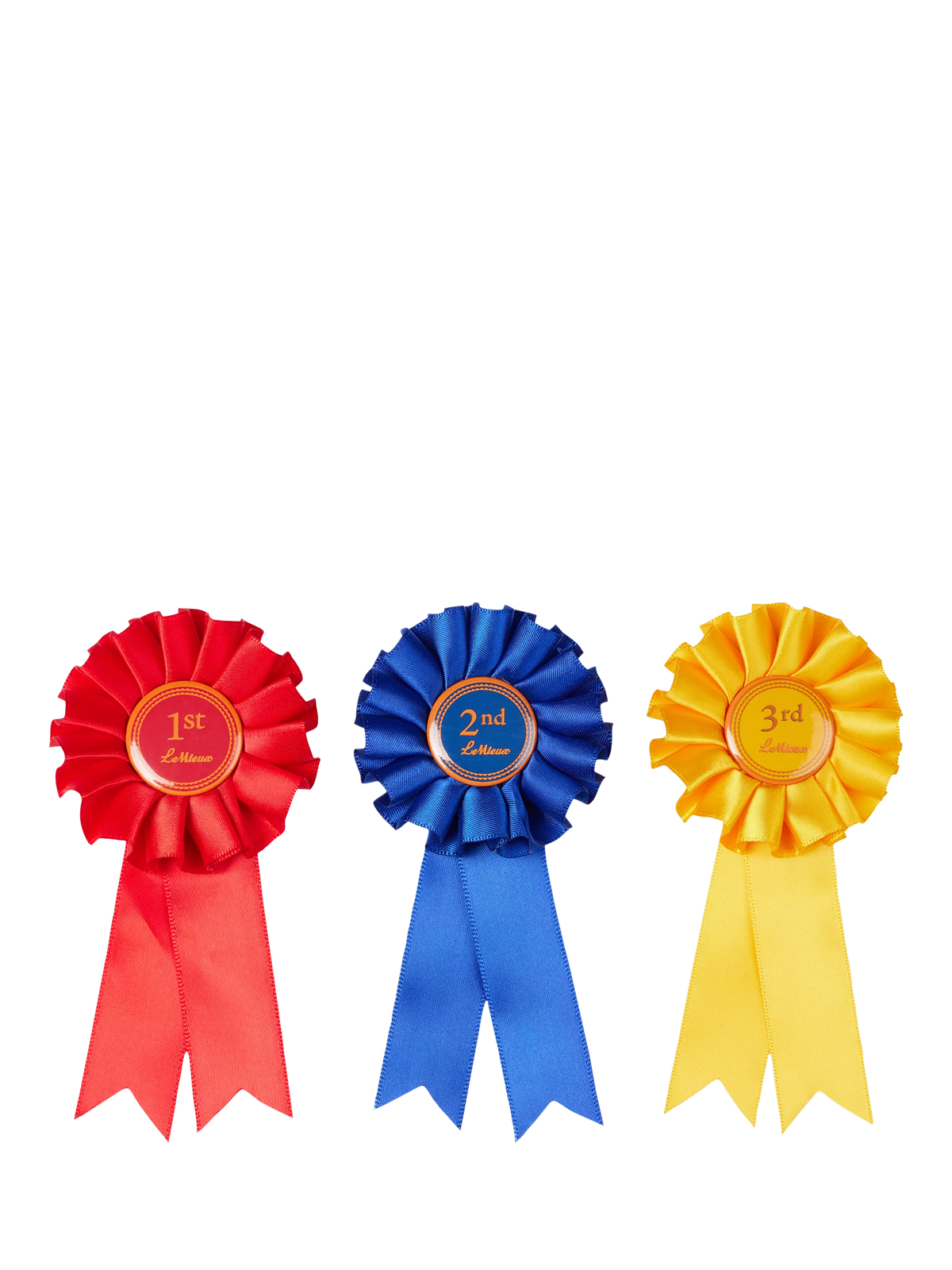 LeMieux pony rosettes pack of 3, UK version
